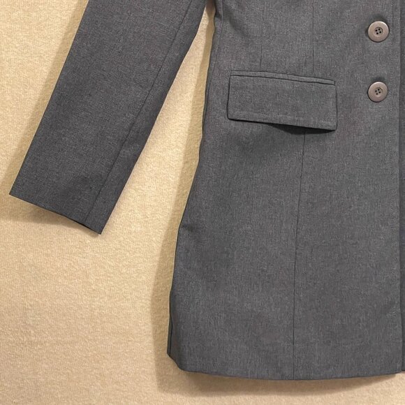 GO Jacket Women's 10/S Gray Long Sleeve Button Closure - Picture 3 of 11